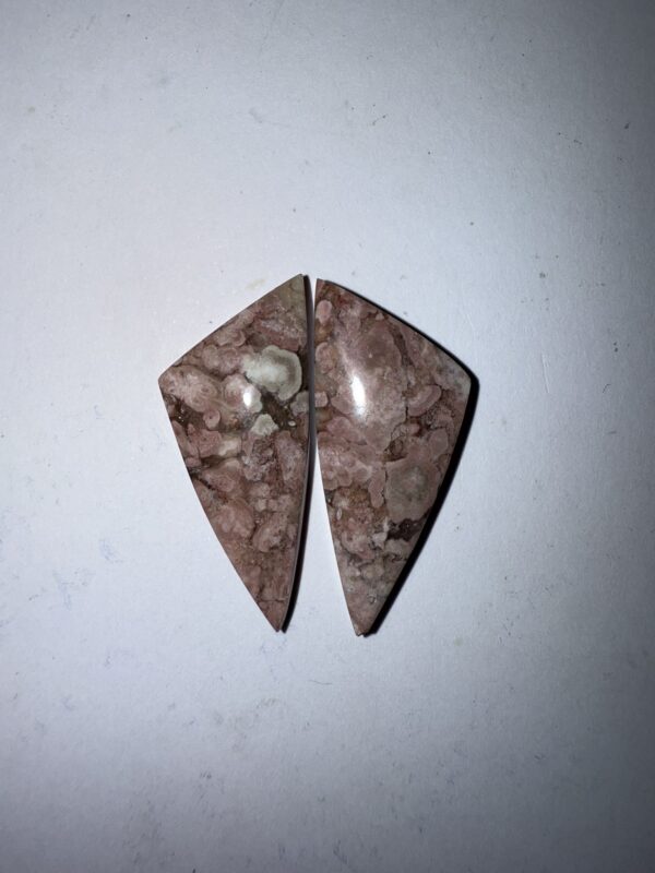 Flowering quartz Pair (1064)
