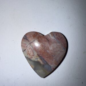 Pink Agate Heart (1072)