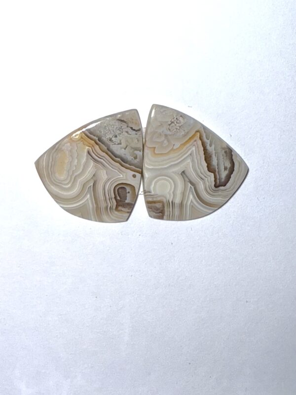 Crazy Lace Agate Earring Pair (250)