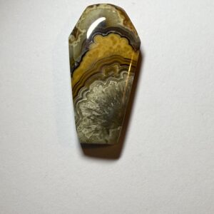 Gold Lace Agate (coffin) (469)