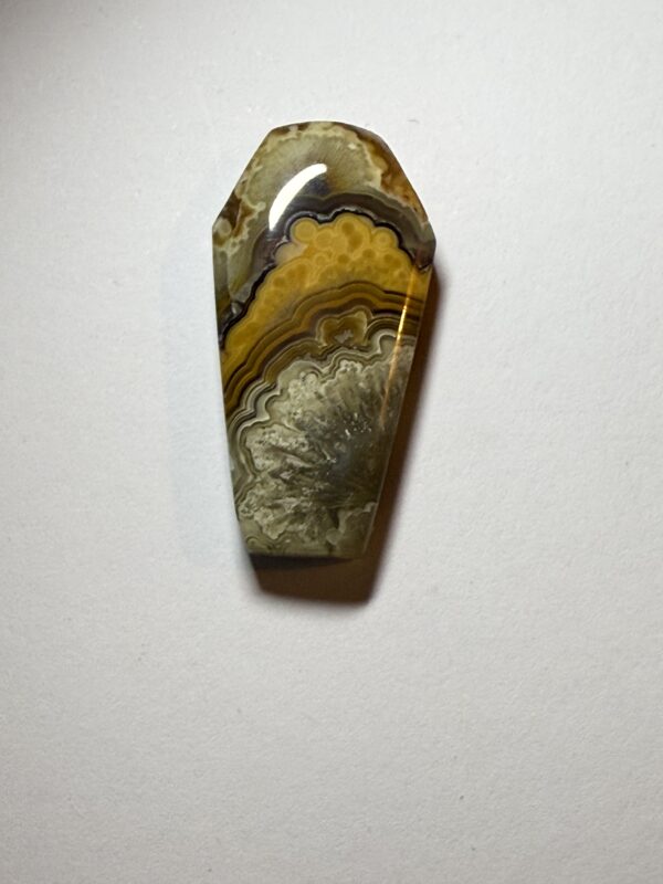 Gold Lace Agate (coffin) (469)