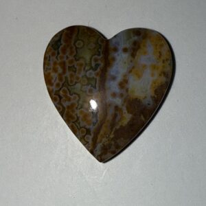 Orbicular Jasper Heart (141)