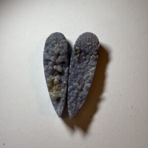 Grape Agate Earring Pair (903)