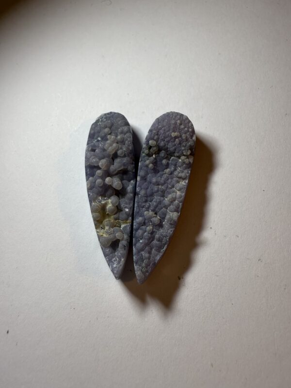 Grape Agate Earring Pair (903)